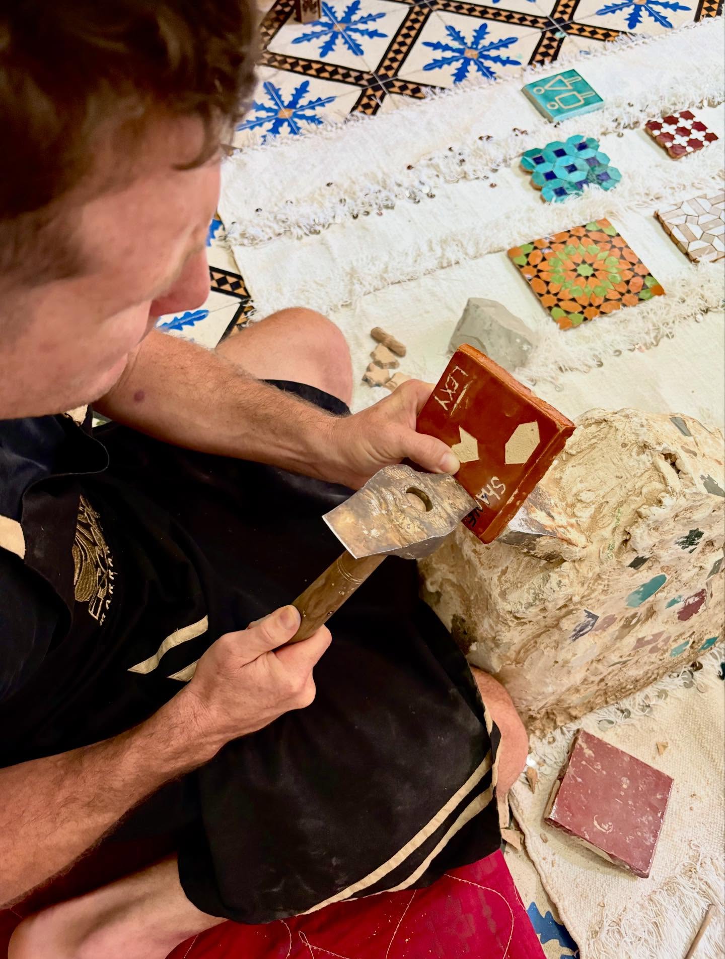 Atelier de Zellige Marocain à Marrakech