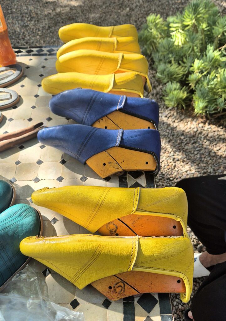 Atelier de Babouches Marocaines à Marrakech